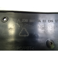 03 Mercedes R230 SL500 bracket, license plate mounting 2308850481