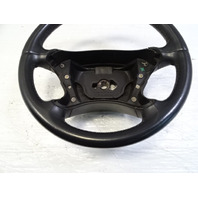 03 Mercedes R230 SL500 steering wheel, leather, 2304602903 black