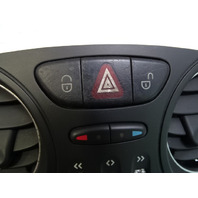 03 Mercedes R230 SL500 ac vent, dash, center, black, 2308300054 SL500 SL600 SL65