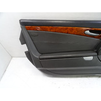 03 Mercedes R230 SL500 door panel, left, black/gray