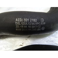 03 Mercedes R230 SL500 hose set, radiator coolant, lower and upper hose, 2305010282, 2305012182