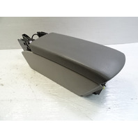 04 Mercedes R230 SL500 center console armrest storage, 2306800050, alpaca gray