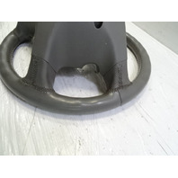 04 Mercedes R230 SL500 steering wheel, leather, gray oem 2304600503