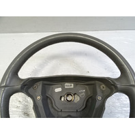 04 Mercedes R230 SL500 steering wheel, leather, gray oem 2304600503