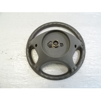 04 Mercedes R230 SL500 steering wheel, leather, gray oem 2304600503