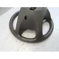 04 Mercedes R230 SL500 steering wheel, leather, gray oem 2304600503