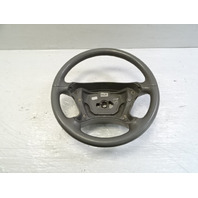 04 Mercedes R230 SL500 steering wheel, leather, gray oem 2304600503