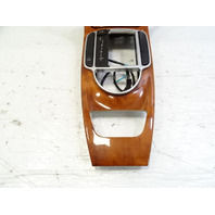 04 Mercedes R230 SL500 center console, wood trim, w/ashtray, 2306801539, walnut