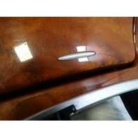 04 Mercedes R230 SL500 center console, wood trim, w/ashtray, 2306801539, walnut