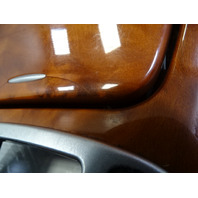 04 Mercedes R230 SL500 center console, wood trim, w/ashtray, 2306801539, walnut