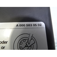 04 Mercedes R230 SL500 air compressor, for tires 0005830502
