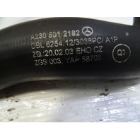 04 Mercedes R230 SL500 hose set, radiator coolant, lower and upper hose, 2305010282, 2305012182