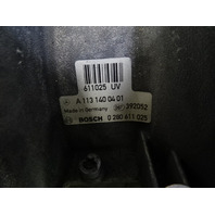04 Mercedes R230 SL500 intake manifold, w/fuel injectors, 1131400401