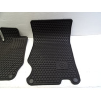 04 Mercedes R230 SL500 floor mats, all weather, rubber, black, bq6680677, bq6680678, OEM