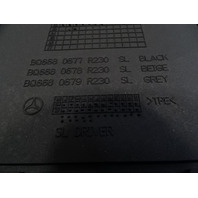 04 Mercedes R230 SL500 floor mats, all weather, rubber, black, bq6680677, bq6680678, OEM
