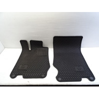 04 Mercedes R230 SL500 floor mats, all weather, rubber, black, bq6680677, bq6680678, OEM
