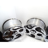 04 Mercedes R230 SL500 wheels set, 18 inch, 2304011402 2304011802 chrome