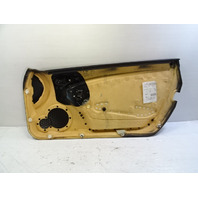 06 Mercedes R171 SLK280 door panel, left, black w/wood trim