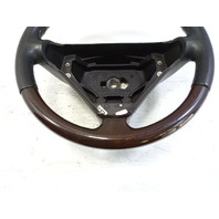 06 Mercedes R171 SLK280 steering wheel, leather/wood, black, 1714600203