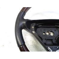06 Mercedes R171 SLK280 steering wheel, leather/wood, black, 1714600203
