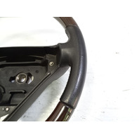 06 Mercedes R171 SLK280 steering wheel, leather/wood, black, 1714600203