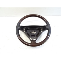 06 Mercedes R171 SLK280 steering wheel, leather/wood, black, 1714600203