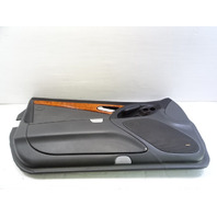 04 Mercedes R230 SL500 door panel, left, black/gray