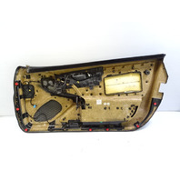 04 Mercedes R230 SL500 door panel, left, black/gray