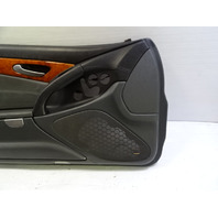 04 Mercedes R230 SL500 door panel, left, black/gray