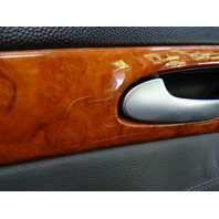 04 Mercedes R230 SL500 door panel, left, black/gray