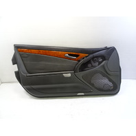 04 Mercedes R230 SL500 door panel, left, black/gray