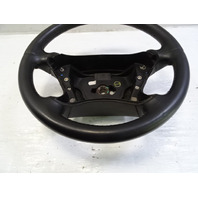 04 Mercedes R230 SL500 steering wheel, leather, black oem 2304600503