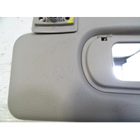 04 Mercedes R230 SL500 sun visor, left, alpaca gray 2308100510