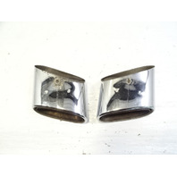 04 Mercedes R230 SL500 exhaust tips, set, left and right OEM
