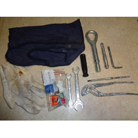 03-06 Mercedes R230 SL500 tool kit tow hook