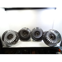 04 Mercedes R230 SL500 wheel set, rim 2304011502 2304011602 8.5x18 9.5x18 ET30 ET33 Staggered