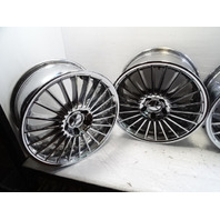 04 Mercedes R230 SL500 wheel set, rim 2304011502 2304011602 8.5x18 9.5x18 ET30 ET33 Staggered