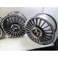 04 Mercedes R230 SL500 wheel set, rim 2304011502 2304011602 8.5x18 9.5x18 ET30 ET33 Staggered