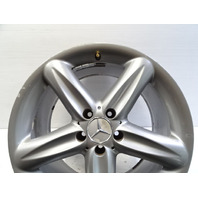 04 Mercedes R230 SL500 wheel, rim, rear, 9.5x18, 2304010502 silver