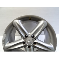 04 Mercedes R230 SL500 wheel, rim, rear, 9.5x18, 2304010502 silver