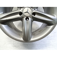 04 Mercedes R230 SL500 wheel, rim, rear, 9.5x18, 2304010502 silver