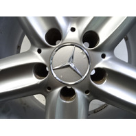 04 Mercedes R230 SL500 wheel, rim, rear, 9.5x18, 2304010502 silver