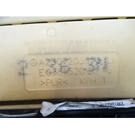04 Mercedes R230 SL55 trim, door panel card, left, 2307203970, gray