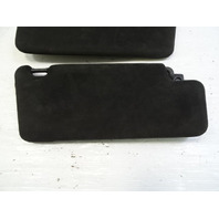 04 Mercedes R230 SL55 sunvisors, left and right, alcantara, charcoal gray, 2308101410 2308101310 SL500