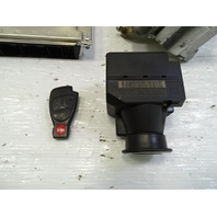 04 Mercedes R230 SL55 engine ignition ecu computer key fob & shifter 1131536079
