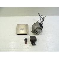 04 Mercedes R230 SL55 engine ignition ecu computer key fob & shifter 1131536079