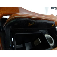 04 Mercedes R230 SL55 center console, wood trim, w/ashtray, 2306801539, walnut