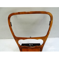 04 Mercedes R230 SL55 center console, wood trim, w/ashtray, 2306801539, walnut