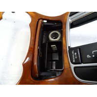04 Mercedes R230 SL55 center console, wood trim, w/ashtray, 2306801539, walnut