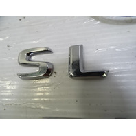 04 Mercedes R230 SL55 emblem set, on trunk lid SL55 AMG